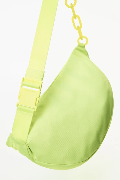 Shop Alexander Wang Primal Large Nylon Fanny Pack In Neon Celandine