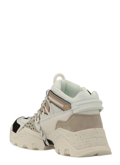 Shop Kenzo Sneakers White In Pale Grey