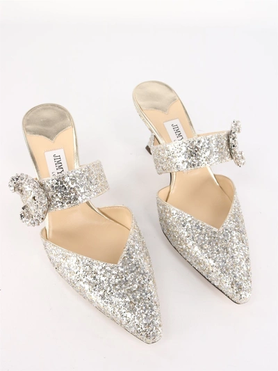 Shop Jimmy Choo Mules Marta In Silver