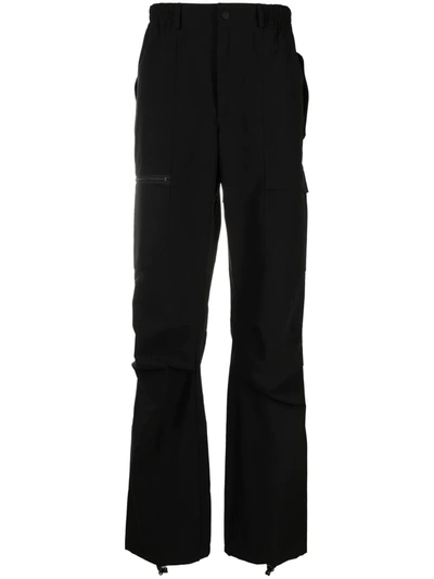 Shop Mcq By Alexander Mcqueen Logo-patch Cargo Trousers In Schwarz
