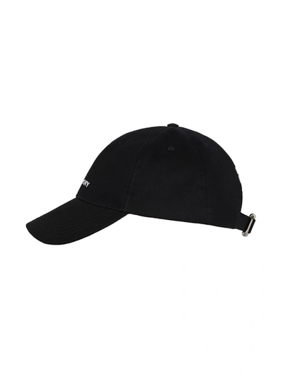Shop Givenchy Embroidered Logo Hat In Black
