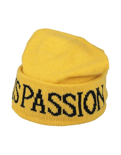 Shop Alberta Ferretti Hats In Yellow