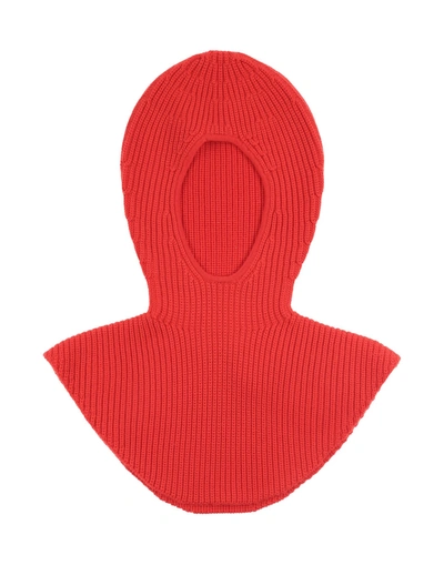 Shop Paco Rabanne Woman Hat Red Size Onesize Merino Wool