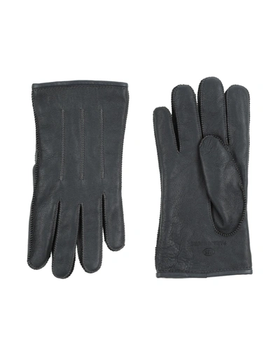 Shop Parajumpers Gloves In Dark Blue