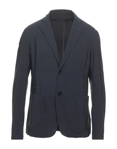 Shop Mason's Suit Jackets In Dark Blue