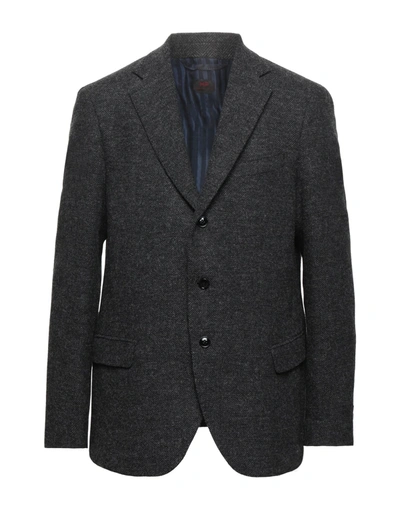 Shop Mp Massimo Piombo Suit Jackets In Lead