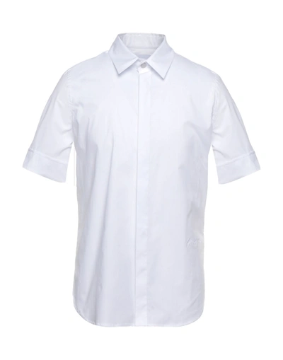 Shop Gaelle Paris Gaëlle Paris Man Shirt White Size 36 Cotton, Elastane