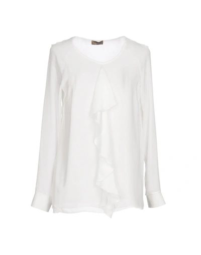 Shop Olla Parèg Blouses In White