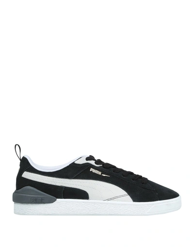 Shop Puma Suede Bloc Man Sneakers Black Size 9 Soft Leather