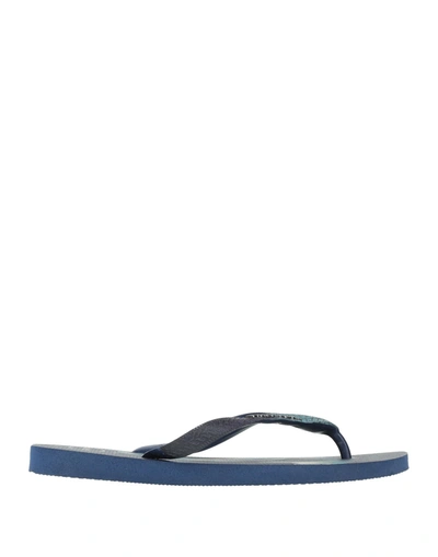 Shop Havaianas Man Thong Sandal Midnight Blue Size 11/12 Rubber