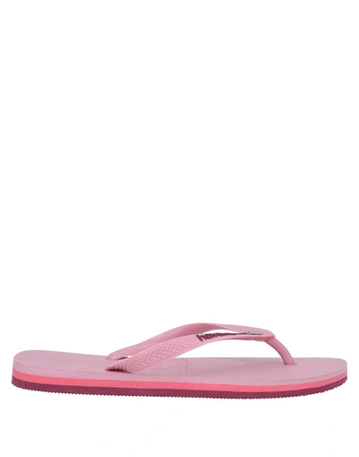 Shop Havaianas Man Thong Sandal Pastel Pink Size 11/12 Rubber