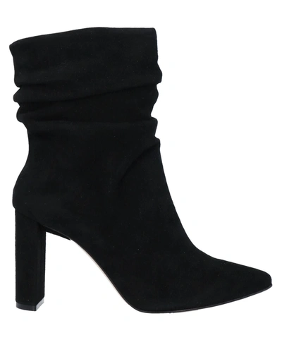 Shop Francesco Sacco Woman Ankle Boots Black Size 8 Soft Leather
