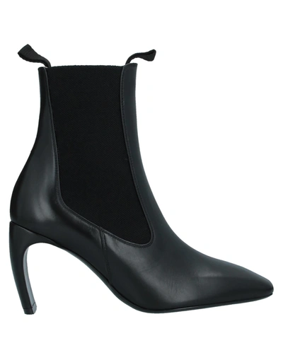 Shop Lanvin Ankle Boots In Black