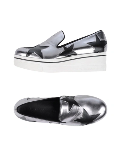 Shop Stella Mccartney Loafers In Silver