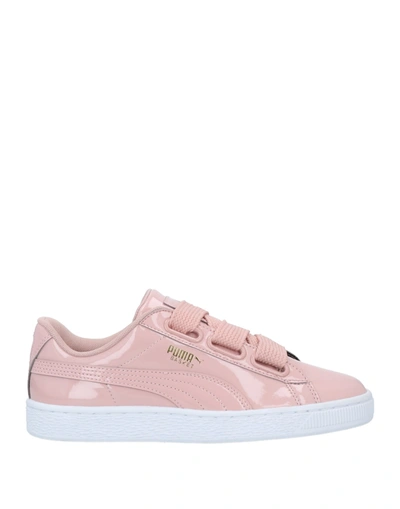 Shop Puma Woman Sneakers Pink Size 6 Textile Fibers