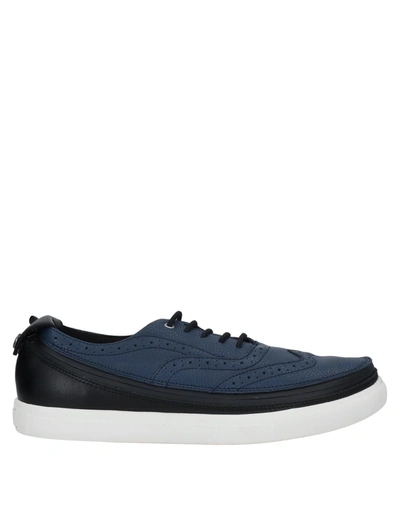 Shop Acbc Sneakers In Dark Blue