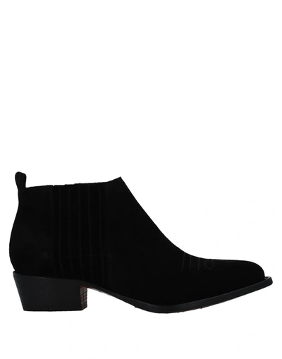 Shop Buttero Ankle Boots In Black