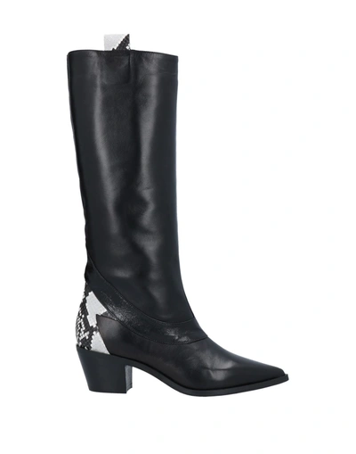 Shop Alchimia Napoli Knee Boots In Black