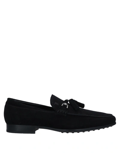 Shop Tod's Loafers In Black