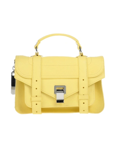 Shop Proenza Schouler Handbags In Yellow