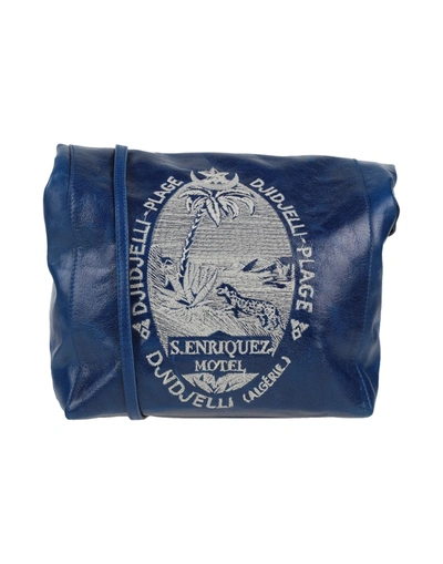 Shop Alessandro Enriquez Handbags In Blue