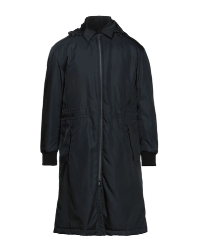 Shop Hevo Hevò Man Coat Black Size 44 Polyamide