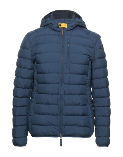 Shop Parajumpers Down Jackets In Slate Blue