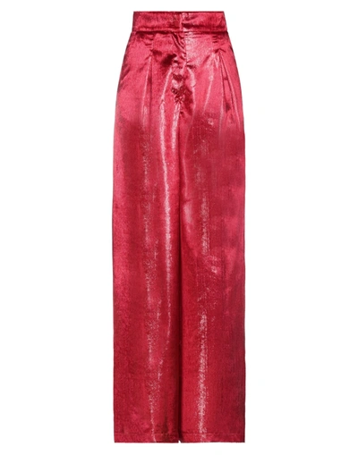 Shop Manuel Ritz Woman Pants Red Size 4 Polyester