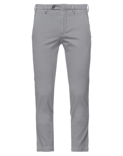 Shop Michael Coal Man Pants Grey Size 35 Cotton, Elastane