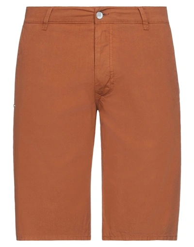 Shop Grey Daniele Alessandrini Shorts & Bermuda Shorts In Brown