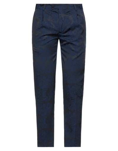 Shop Grey Daniele Alessandrini Man Pants Midnight Blue Size 32 Viscose, Polyester