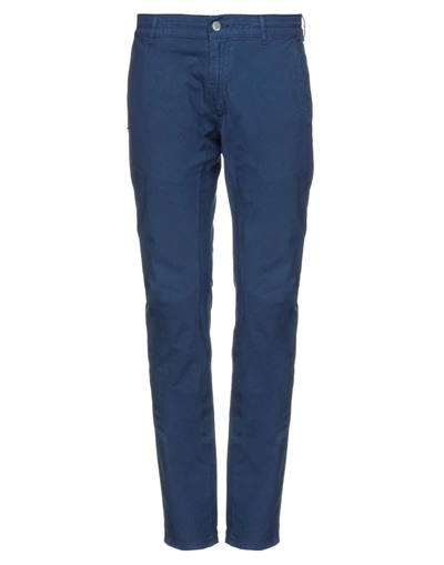 Shop Grey Daniele Alessandrini Man Pants Blue Size 31 Cotton, Elastane