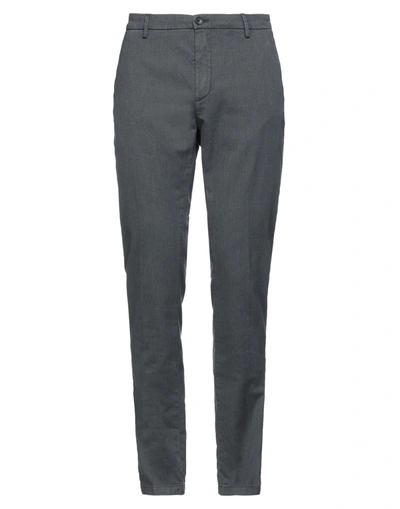 Shop Yan Simmon Pants In Grey