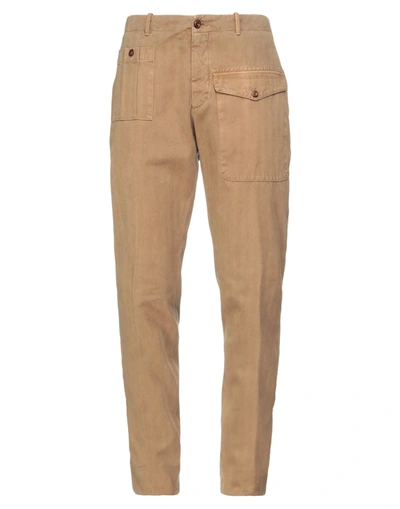 Shop Gta Il Pantalone Pants In Camel