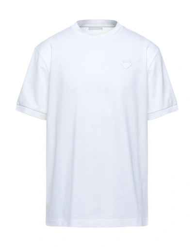 Shop Prada T-shirts In White
