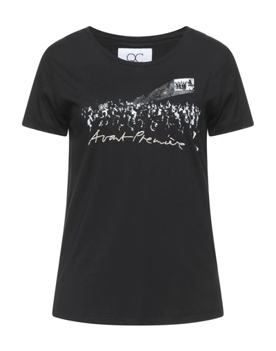 Shop Quantum Courage Woman T-shirt Black Size Xs Cotton, Modal