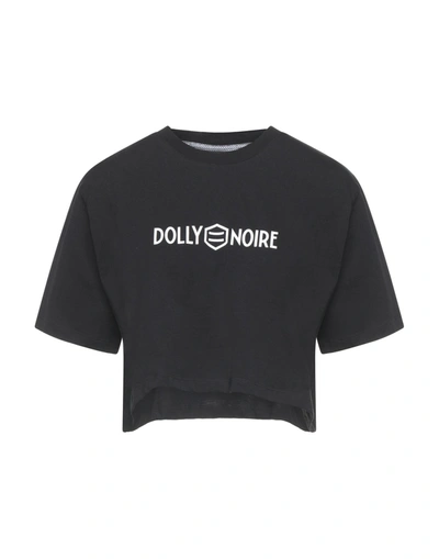 Shop Dolly Noire Woman T-shirt Black Size L Cotton