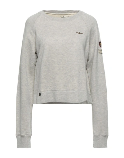 Shop Aeronautica Militare Sweatshirts In Grey