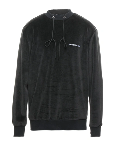 Shop Numero 00 Man Sweatshirt Black Size Xxl Polyester, Cotton, Elastane