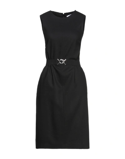 Shop Mauro Grifoni Midi Dresses In Black