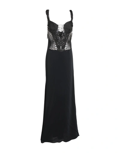 Shop Gai Mattiolo Long Dresses In Black