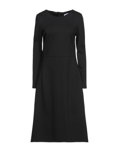 Shop Diana Gallesi Midi Dresses In Black
