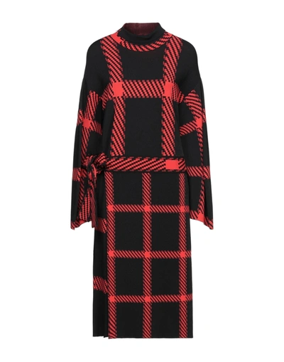 Shop Stella Mccartney Woman Midi Dress Red Size 10-12 Viscose, Polyester