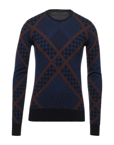 Shop Patrizia Pepe Sweaters In Dark Blue