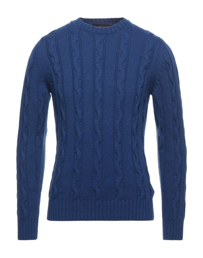 Shop Jeordie's Sweaters In Bright Blue