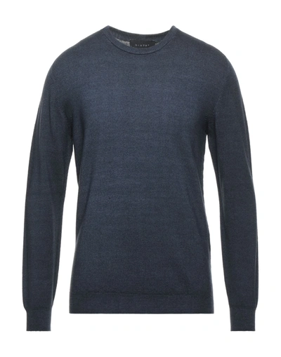 Shop Diktat Sweaters In Dark Blue
