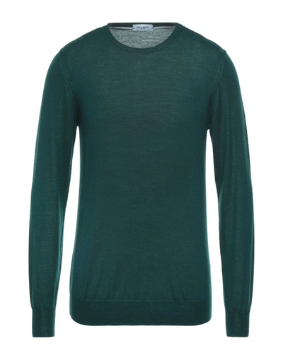 Shop Paolo Pecora Man Sweater Dark Green Size Xxl Wool