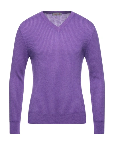 Shop C Oeur Sweaters In Purple