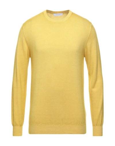 Shop Cruciani Sweaters In Yellow