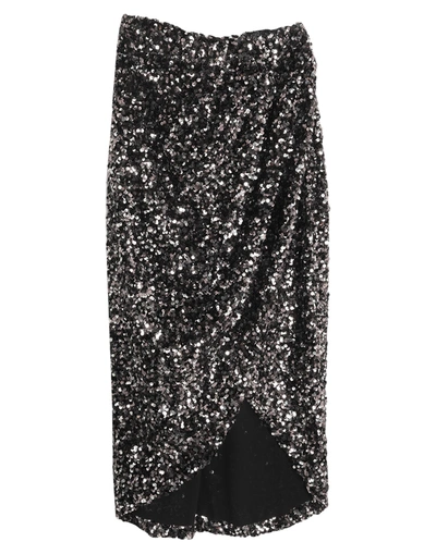 Shop Aniye By Woman Midi Skirt Silver Size 10 Polyester, Polyamide